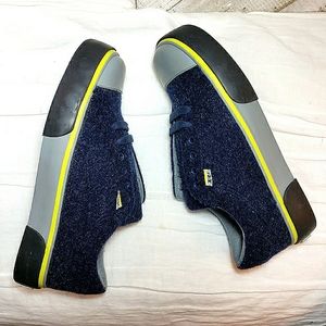 Report Laser Navy Wool Sneaker 8